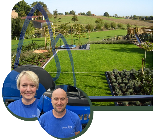 Entrepreneur paysagiste certifié Hoegaarden - Michaël et Elke